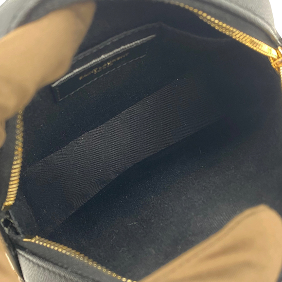 Saint Laurent Vinyl Chain Leather Black Gold Hardware - Picture 4 of 7